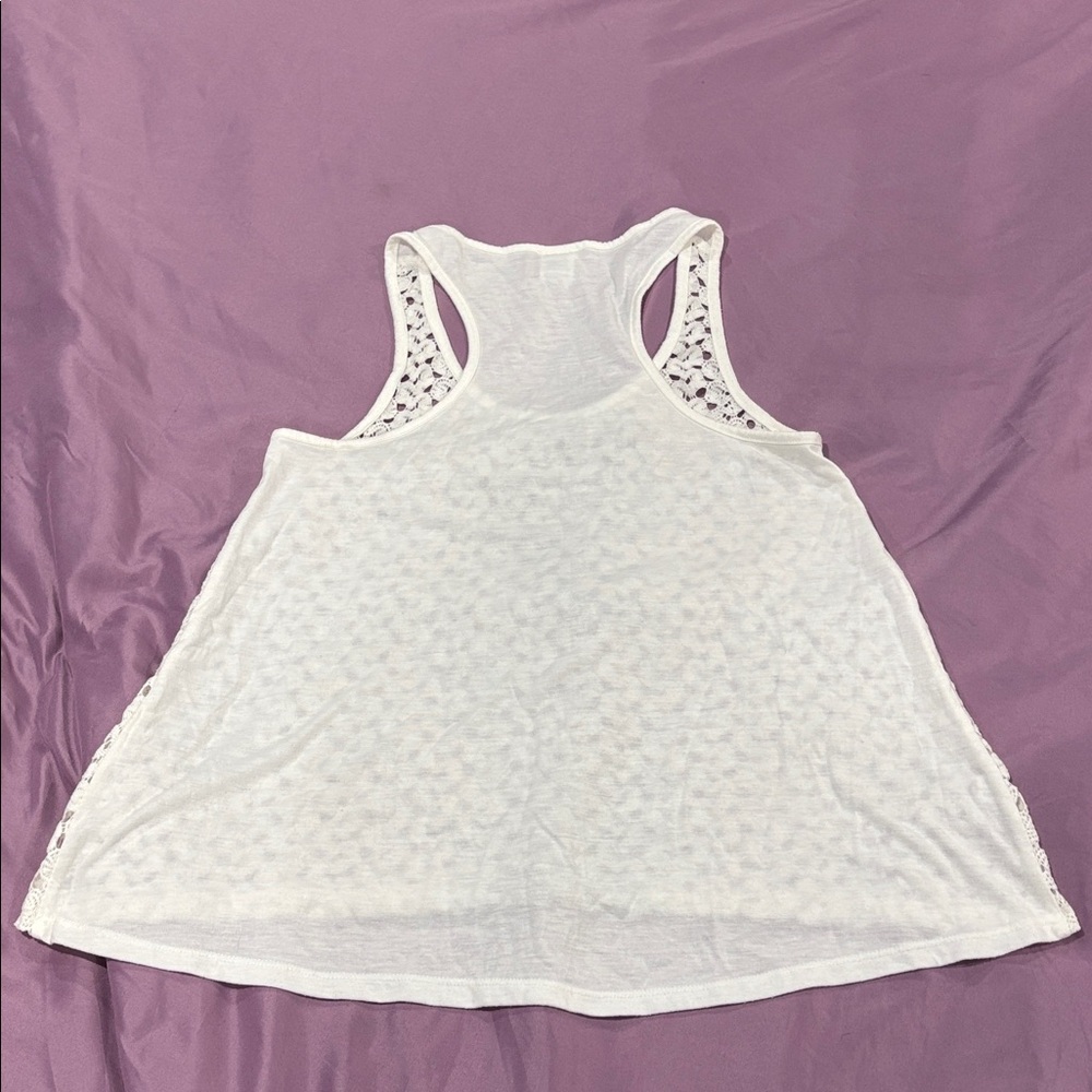 Ten Sixty Sherman Ivory and Charcoal Tank Top - Picture 2 of 5